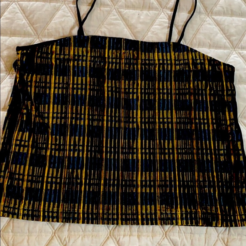 Madewell Texture & Thread velvet camisole top